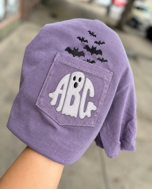 Ghost Monogram w/bats