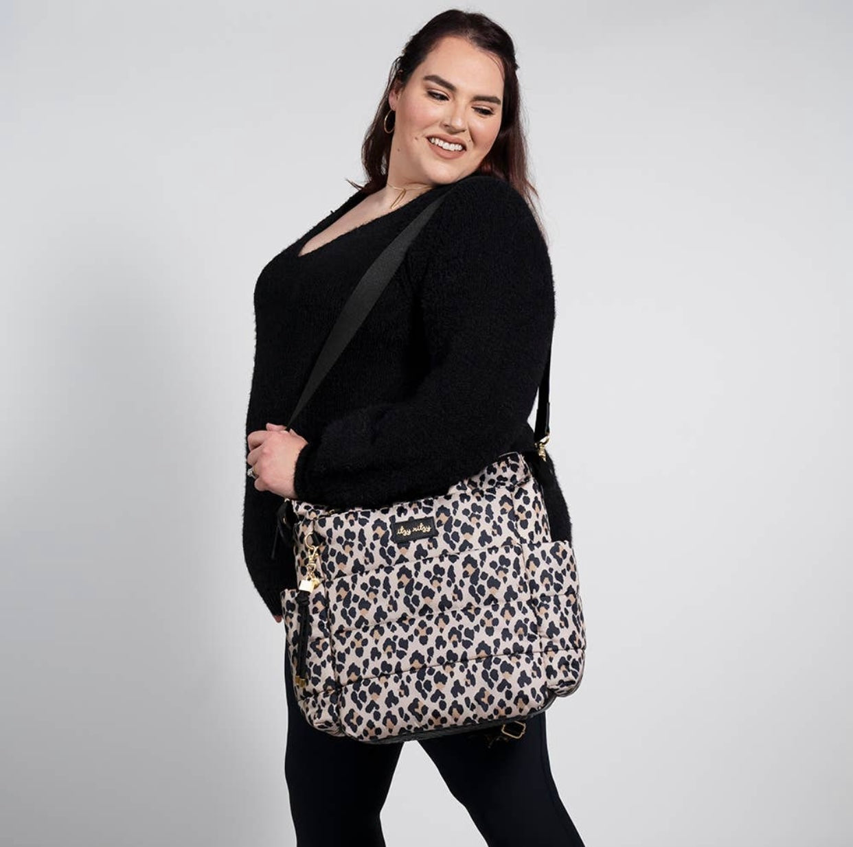 Dream Convertible Leopard Diaper Bag