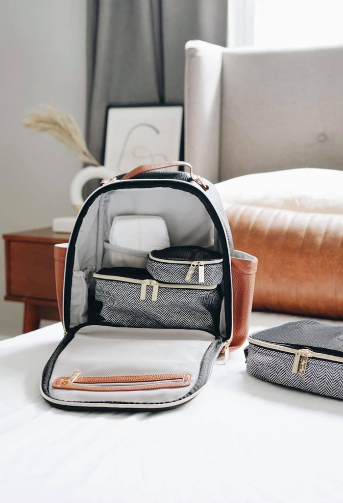itzy ritzy mini backpack coffee and cream Itzy Ritzy Mini • Coffee & Cream